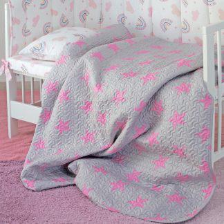 Melinen Home ΚΟΥΒΕΡΛΙ ΕΜΠΡΙΜΕ KIDS STAR GIRL ΚΟΥΝΙΑΣ 110Χ160