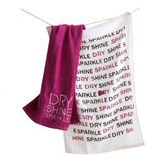 Rythmos Sparkle - Σετ Πετσετεσ Κουζίνας 2Τεμ Βελουτε 45X65
