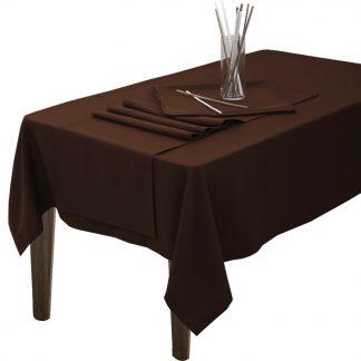 Viopros Τραπεζομάντηλο 160x160 Άρμονι Καφέ