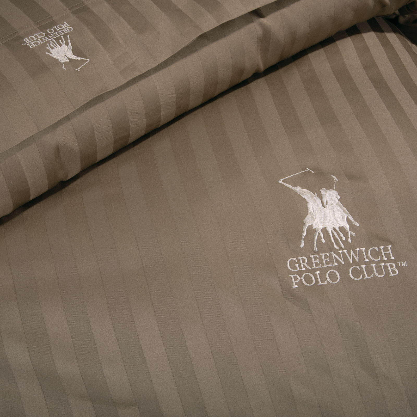 Greenwich Polo Club Παπλωματοθηκη Σετ Υπερδιπλη 2156 Χακι Χακι - Image 3