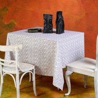 Melinen Home ΤΡΑΠΕΖΟΜΑΝΤΗΛΟ EDMONDE WHITE 140Χ180