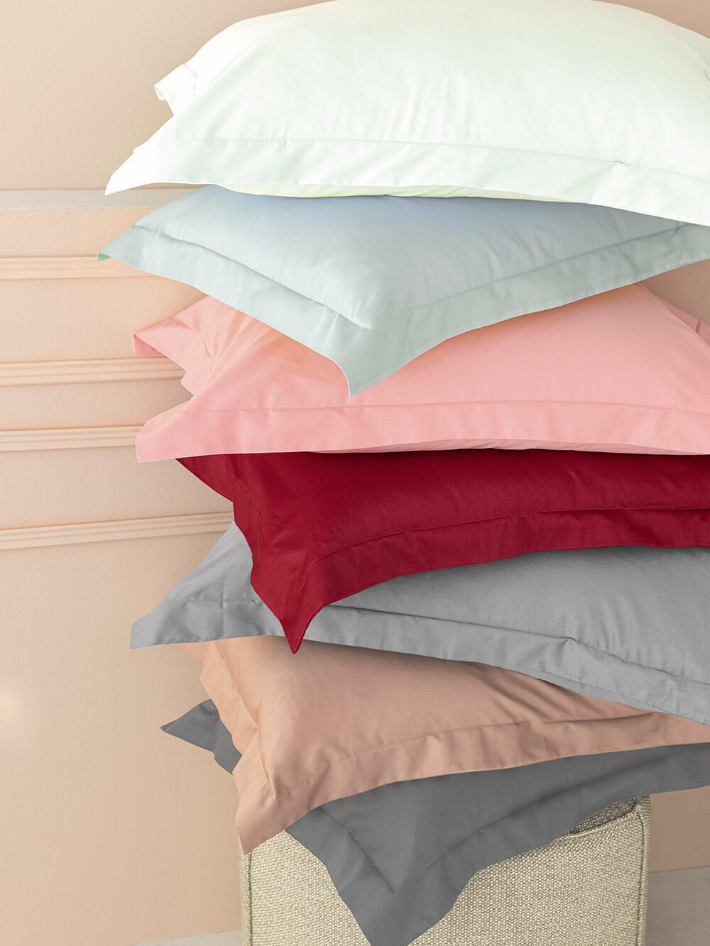 Palamaiki Σεντόνι Υπέρδιπλο 245x270 LUXE SATEEN WINE Κόκκινο