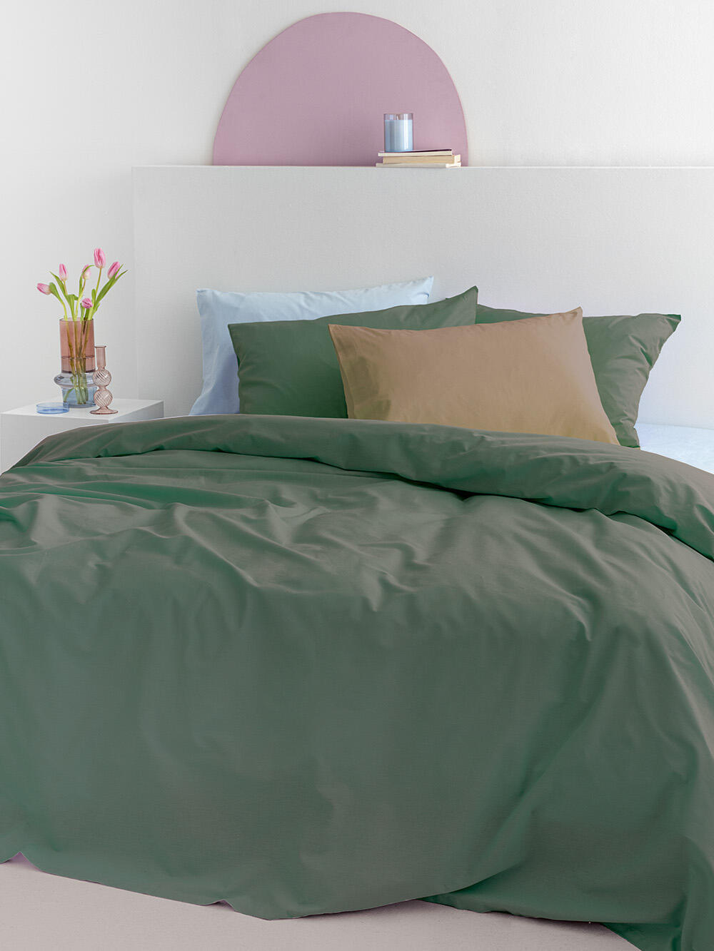 Palamaiki Σεντόνι Υπέρδιπλο Mix & Match ETOILE JADE Με Λάστιχο Πράσινο