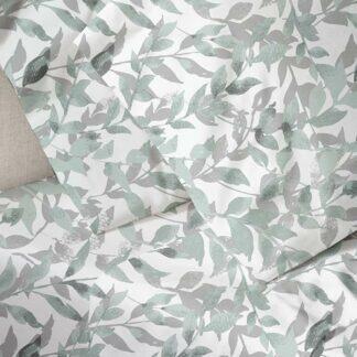Sunshine Παπλωματοθήκη Menta Εμπριμέ 050 Grey Μονή (170x250) - Παπλωματοθήκη από σύμμεικτο βαμβάκι, σε φλοράλ σχέδιο.