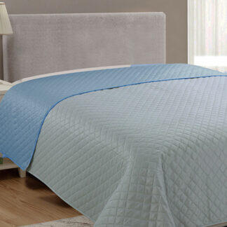 Sunshine Κουβερλί Fiber Grey/Blue Υπέρδιπλο (220x240) - Kουβερλί δυο όψεων σε 5 διαφορετικές αποχρώσεις.