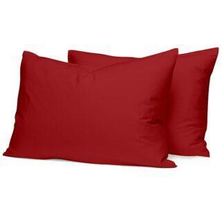 Sunshine Μαξιλαροθήκες Cotton Feelings 113 Red 50x70 - Ζεύγος μαξιλαροθήκες από 100% βαμβάκι.