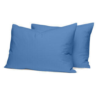 Sunshine Μαξιλαροθήκες Cotton Feelings 104 Blue 50x70 - Ζεύγος μαξιλαροθήκες από 100% βαμβάκι.