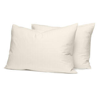 Sunshine Μαξιλαροθήκες Cotton Feelings 108 Ecru 50x70 - Ζεύγος μαξιλαροθήκες από 100% βαμβάκι.
