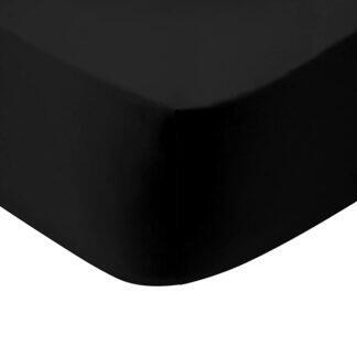 Sunshine Κατωσέντονο Cotton Feelings με λάστιχο 111 Black Μονό (100x200+30) - Κατωσέντονο μεμονωμένο βαμβακερό 100% σε μεγάλη ποικιλία χρωμάτων.