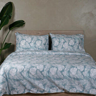 Sunshine Σετ Σεντόνια Cotton Feelings 2038 Aqua Μονό με λάστιχο(105x205+30) - Σετ σεντόνια βαμβακερά 100% σε μεγάλη ποικιλία χρωμάτων και σχεδίων.