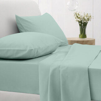Sunshine Σετ Σεντόνια Cotton Feelings 105 Aqua Μονό με λάστιχο(105x205+30) - Σετ σεντόνια βαμβακερά 100% σε μεγάλη ποικιλία χρωμάτων και σχεδίων.