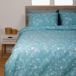 Sunshine Σετ Σεντόνια Cotton Feelings 924 Aqua Μονό (165x270) - Σετ σεντόνια βαμβακερά 100% σε μεγάλη ποικιλία χρωμάτων και σχεδίων.
