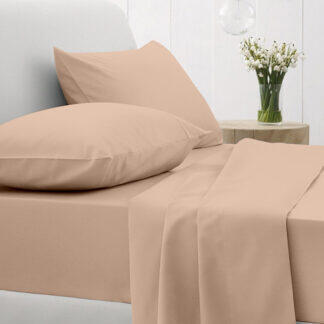 Sunshine Σετ Σεντόνια Cotton Feelings 110 Beige Υπέρδιπλο (235x270) - Σετ σεντόνια βαμβακερά 100% σε μεγάλη ποικιλία χρωμάτων και σχεδίων.