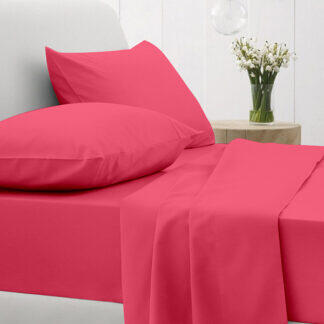 Sunshine Σετ Σεντόνια Cotton Feelings 112 Fuchsia King Size (260x270) - Σετ σεντόνια βαμβακερά 100% σε μεγάλη ποικιλία χρωμάτων και σχεδίων.