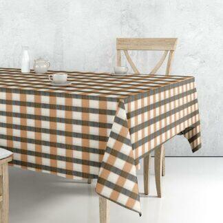 Sunshine Τραπεζομάντηλο 5452 Beige 140x140 - Τραπεζομάντηλο χρωματιστο με καρό μοτίβο, από σύμμεικτο βαμβάκι.