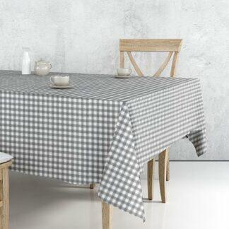 Sunshine Τραπεζομάντηλο 5467 Grey 140x220 - Τραπεζομάντηλο χρωματιστο με καρό μοτίβο, από σύμμεικτο βαμβάκι.