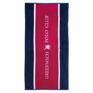 Greenwich Polo Club Πετσετα Θαλασσησ 90Χ180 3864 Κοκκινο - Λευκο - Μπλε Κοκκινο - Λευκο - Μπλε