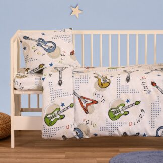Melinen Home ΣΕΤ ΣΕΝΤΟΝΙΑ ΦΑΝΕΛΕΝΙΑ ΚΟΥΝΙΑΣ MUSIC ICE (120X170) WINTER LINE ΒΑΒΥ