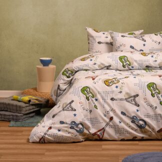 Melinen Home ΣΕΤ ΣΕΝΤΟΝΙΑ ΦΑΝΕΛΕΝΙΑ ΜΟΝΑ MUSIC ICE (170X260) WINTER LINE KIDS