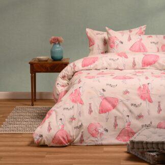 Melinen Home ΣΕΤ ΣΕΝΤΟΝΙΑ ΦΑΝΕΛΕΝΙΑ ΜΟΝΑ (Λ) BALLET ECRU (170X260) WINTER LINE KIDS