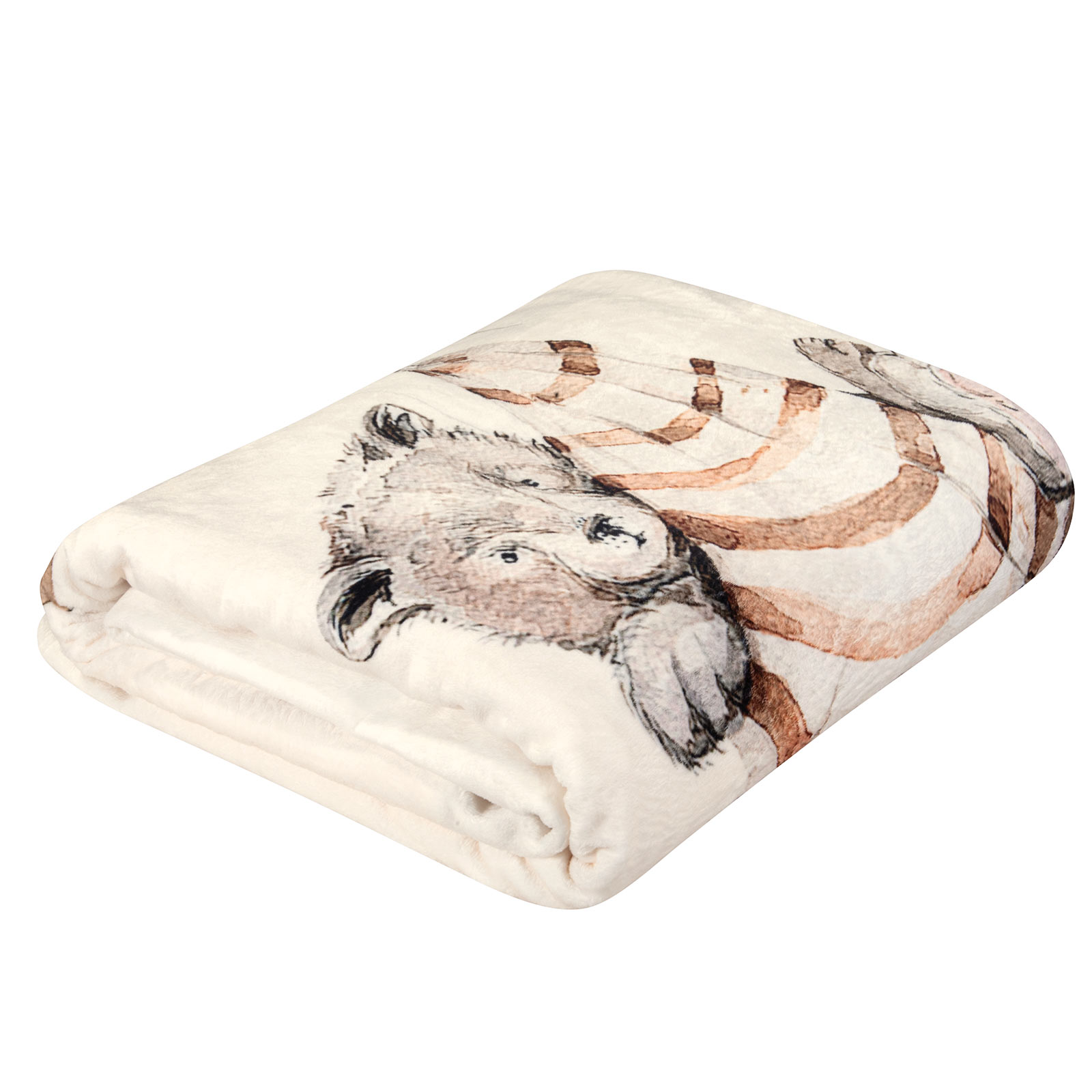 Greenwich Polo Club Junior Κουβερτα Fleece 8850 Cream - Taupe - Teracotta Cream - Taupe - Teracotta - Image 3
