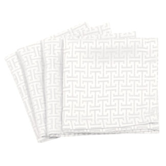 Greenwich Polo Club Σετ Πετσετεσ Φαγητου 40Χ40 3006 White White