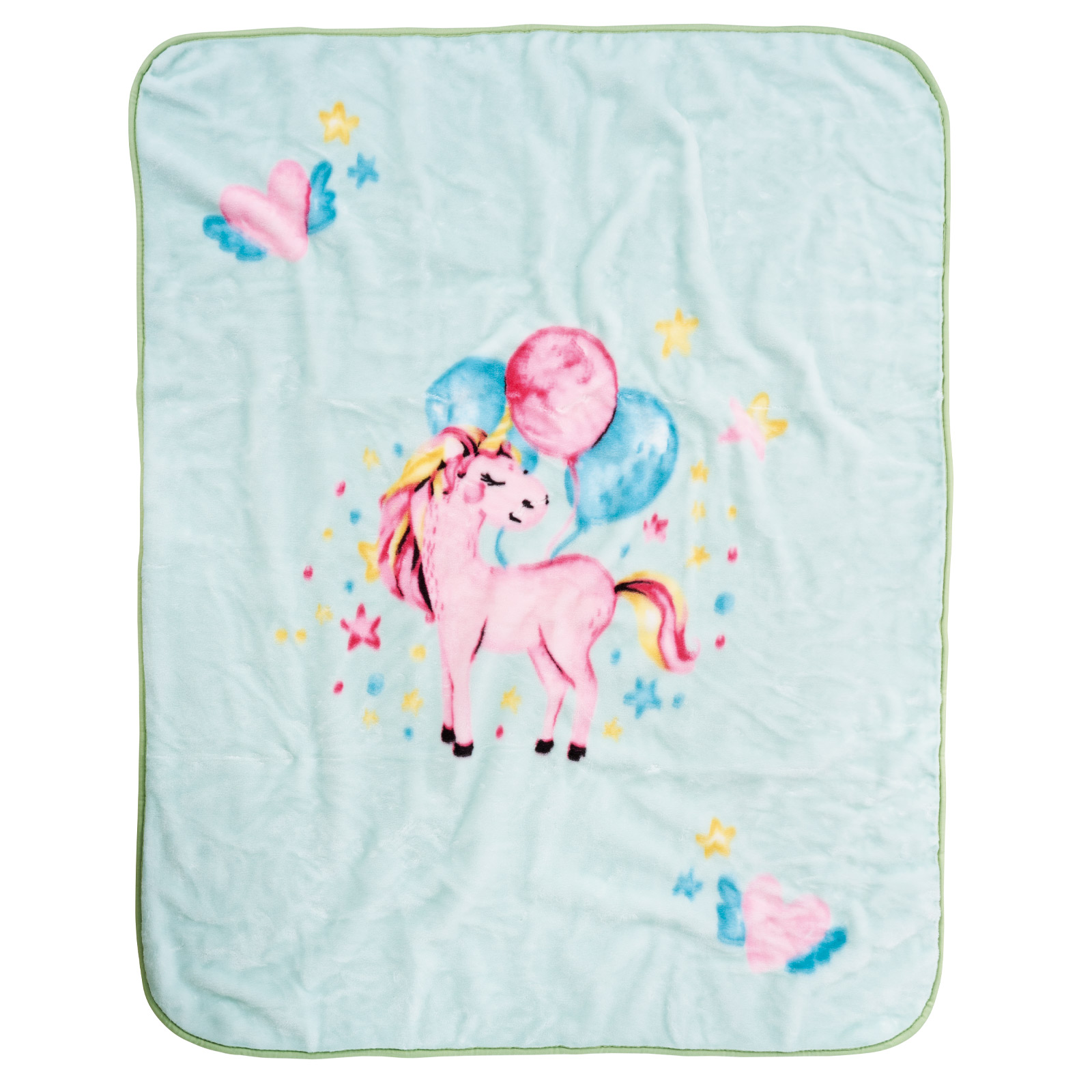 Das Baby Κουβερτα Velour 110X140 Relax 4919 Mint - Pink Mint - Pink - Image 3
