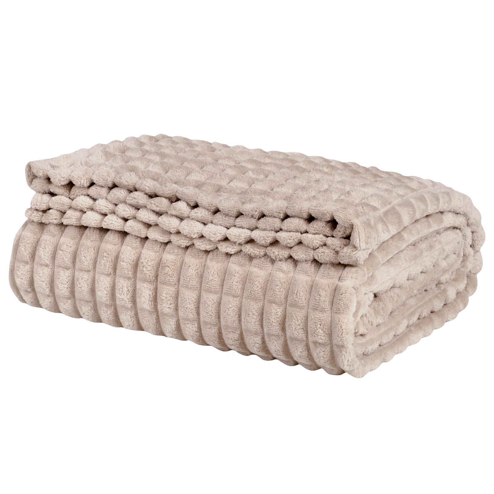 Das Home Κουβερτα Fleece 220Χ240 1357 Taupe Taupe - Image 2
