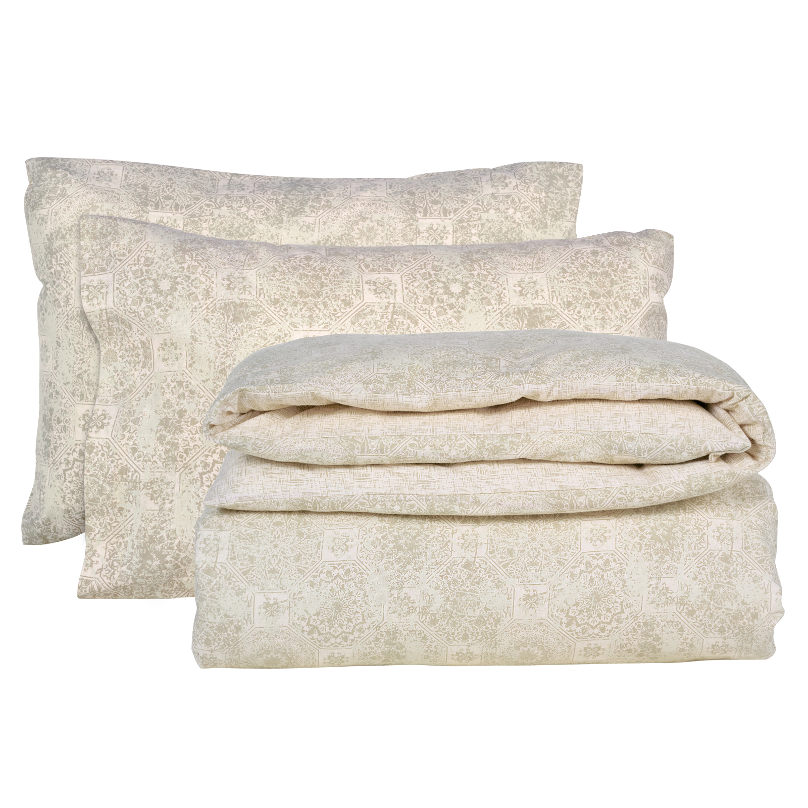 Das Home Σετ Σεντονια Μονα Flannel 9640 Beige - Taupe Beige - Taupe - Image 3