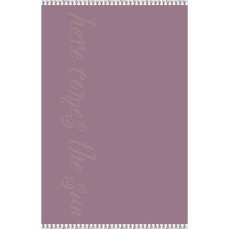 Melinen Home ΠΕΤΣΕΤΑ ΘΑΛΑΣΣΗΣ BEATLES PLUM (86Χ160)