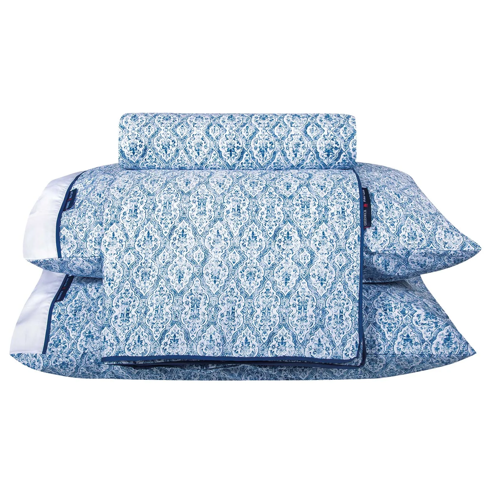 Greenwich Polo Club Σετ Σεντονια King Essential 2268 Blue - White Blue - White - Image 4