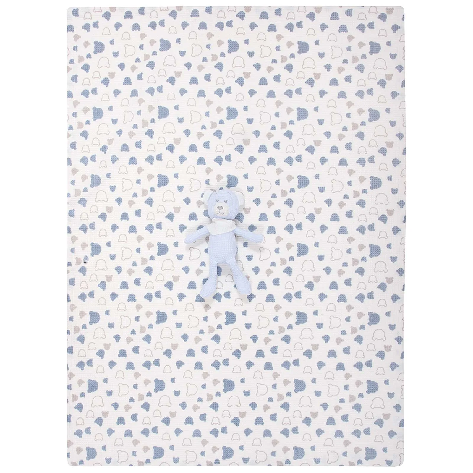 Greenwich Polo Club Κουβερτα Πικε 75X100 Βαβυ Essential 8854 Blue - White Blue - White - Image 2