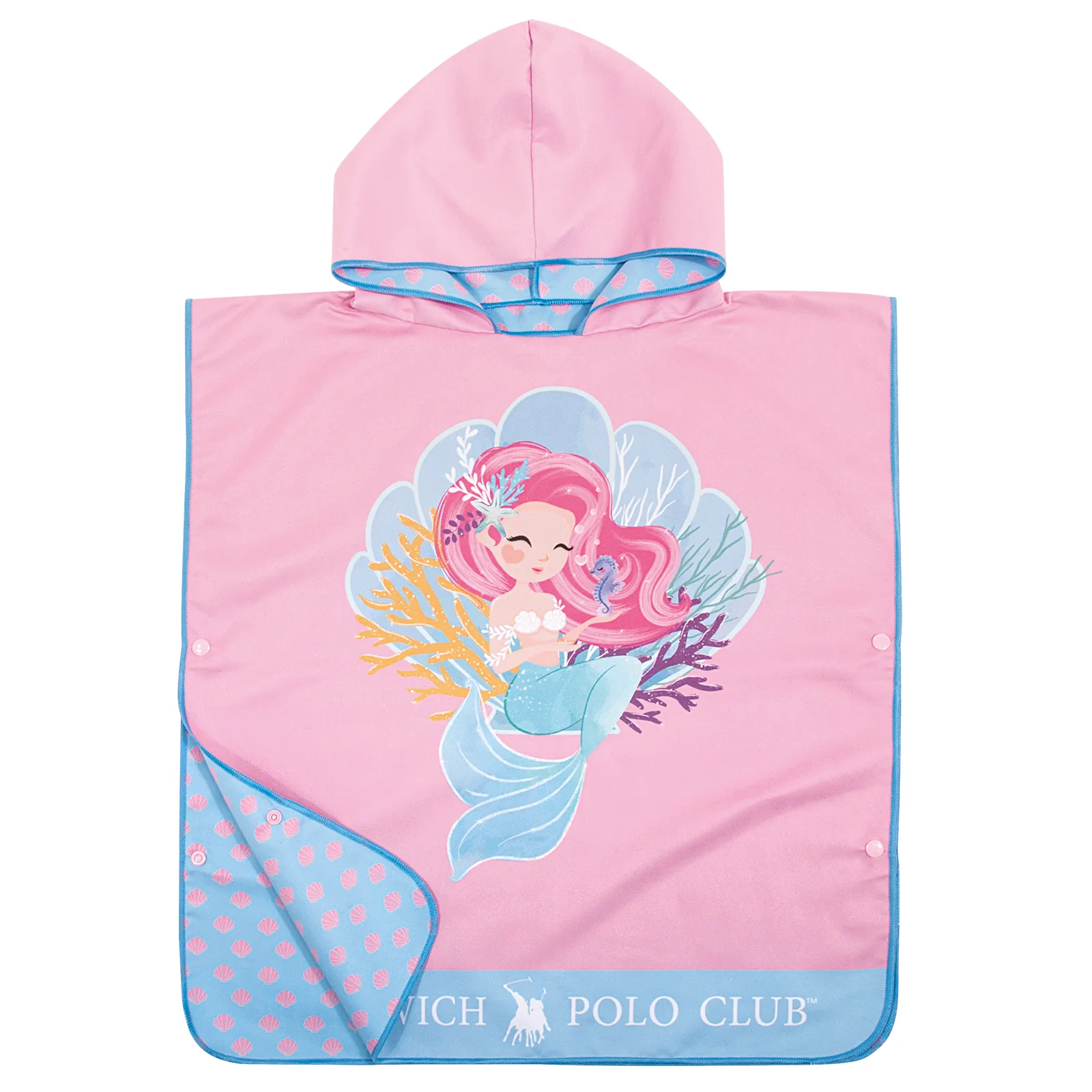 Greenwich Polo Club Junior Ποντσο Θαλασσησ 50Χ115 4041 Pink Pink