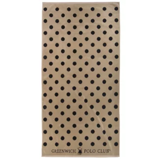 Greenwich Polo Club Πετσετα Θαλασσησ 90Χ170 4071 Black - Taupe Black - Taupe
