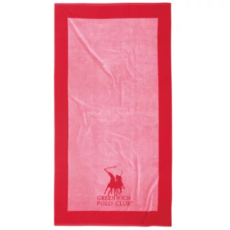 Greenwich Polo Club Πετσετα Θαλασσησ 90Χ180 4000 Pink - Red Pink - Red