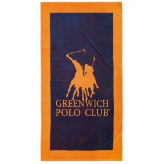 Greenwich Polo Club Πετσετα Θαλασσησ 90Χ180 4003 Blue - Orange Blue - Orange