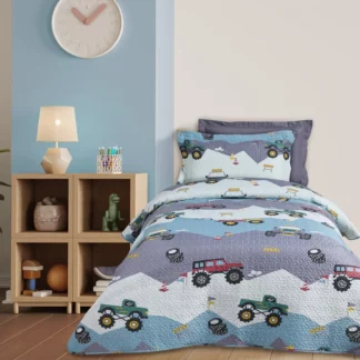 Das Kids Κουβερλι Μονο 4926 Green - Grey Green - Grey