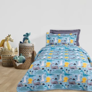 Das Kids Κουβερλι Μονο 4928 Blue - Grey Blue - Grey