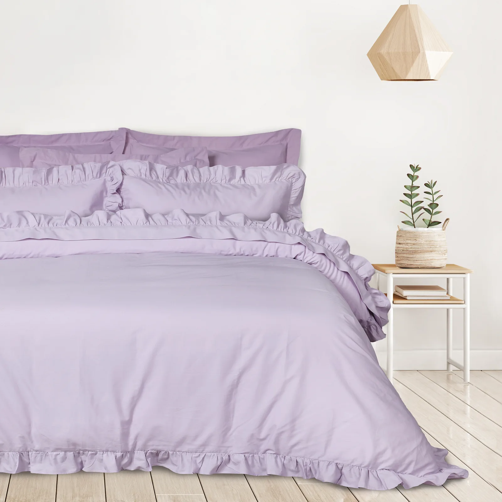 Das Home Σετ Παπλωματοθηκη Υπερδιπλη Daily 3167 Lilac Lilac