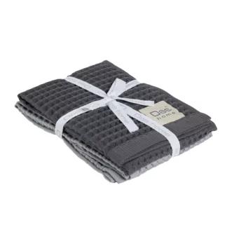 Das Home Σετ Ποτηροπανα 2Τμχ 40Χ60 0801 Grey Grey