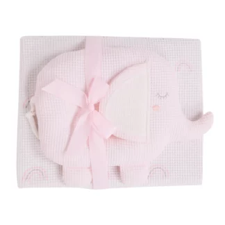 Das Baby Κουβερτα Πικε 75X100 Relax 4957 Grey - Pink - White Grey - Pink - White