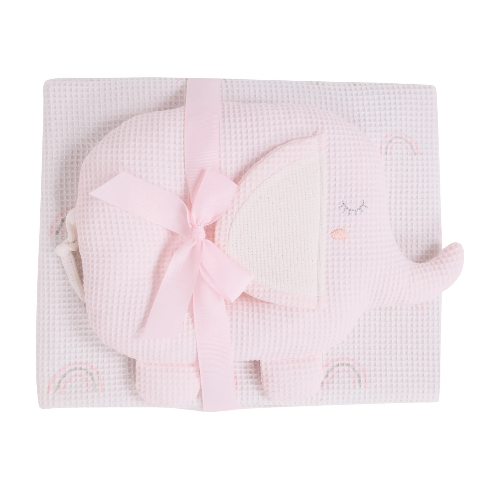 Das Baby Κουβερτα Πικε 75X100 Relax 4957 Grey - Pink - White Grey - Pink - White