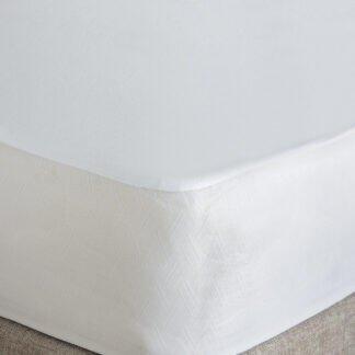 Palamaiki Κάλυμμα Ημίδιπλο White Comfort 110x200+35 JERSEY WATERPROOF Λευκό