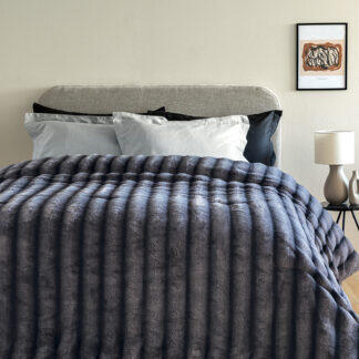 Palamaiki Κουβερτοπάπλωμα Υπέρδιπλο 230x250 CATE GREY Γκρι