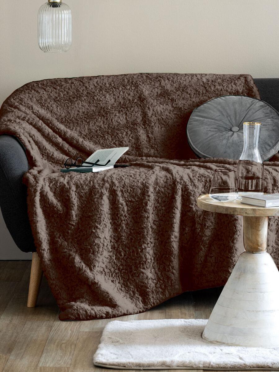 Palamaiki Κουβέρτα Καναπέ 130x180 ALERIA BEIGE Μπεζ