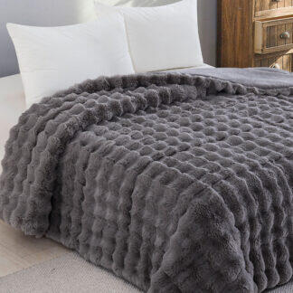 Sunshine Κουβερτοπάπλωμα Rabbit Dark Grey King Size (240x250) - Πάπλωμα με υφή κουβέρτας σε μοντέρνα αλλά και κλασικά χρώματα.