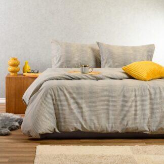 Melinen Home ΣΕΤ ΣΕΝΤΟΝΙΑ ΦΑΝΕΛΕΝΙΑ ΥΠΕΡΔΙΠΛΑ (Λ) TRINITY GREY (160Χ200+30)