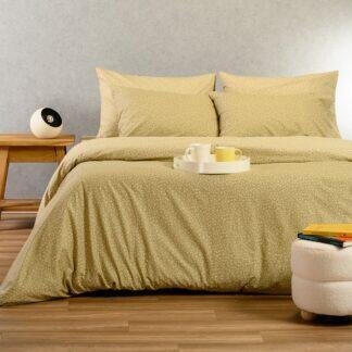 Melinen Home ΣΕΤ ΣΕΝΤΟΝΙΑ ΥΠΕΡΔΙΠΛΑ (Λ) SAMUELE OLIVE/BEIGE ULTRA LINE (160Χ200+32)