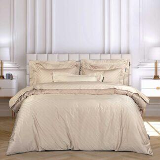 Greenwich Polo Club Παπλωματοθηκη Σετ Υπερδιπλh Classic 2290 Taupe Taupe