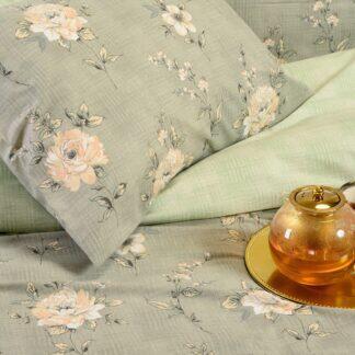 Melinen Home ΣΕΤ ΜΑΞΙΛΑΡΟΘΗΚΕΣ (Π) GIANNA GREY/AQUA CASUAL LINE (50X70)